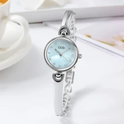 Round Dial Bangle Watch