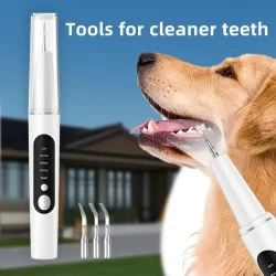 Pet Electric Tooth Cleaner 4 Modes to Remove Teeth Stains and Stones