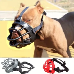 Dog Muzzle Basket Soft Cage Muzzles