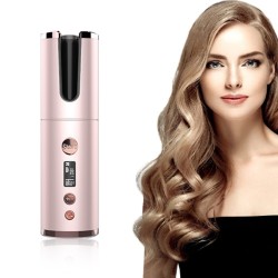 Wireless Rechargeable Curling Iron Electric Hair Curler Fully Automatic Rotating Portable Hairdresser