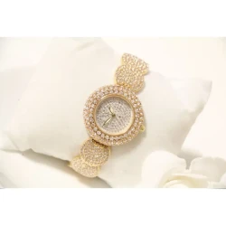 Steel Band Crystal Full Diamond Watch