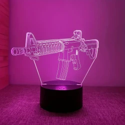 Creative Gun Shape Night Light Gift Light Desk Lamp