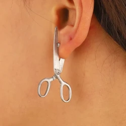 Creative Fashion Jewelry Retro Scissors Ear Studs