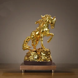 Plating Horse Decoration Resin Crafts