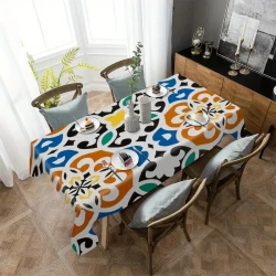A Waterproof Polyester Tablecloth