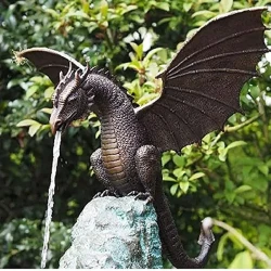 Simulation Flying Dragon Garden Decoration Ornaments