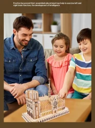 3d Three-dimensional Puzzle Building Model Creative Castle