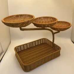 Handcrafted Woven Polypropylene Fruit Basket