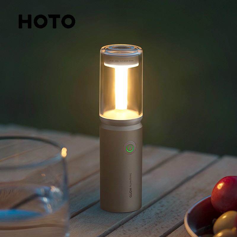HOTO Camping Light – Rechargeable Waterproof Flashlight and Lantern with 3 Modes