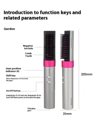 Anion Wireless Straight Comb Wireless Rechargeable Version Portable Dual-purpose