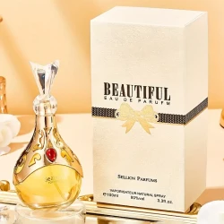 Luxurious Golden-Tone Women's Perfume