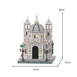 Salute Ankang Notre Dame Church Large Landmark Plastic Toys