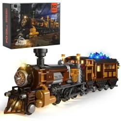 LED Building Block Lighting Educational Toy Model Train