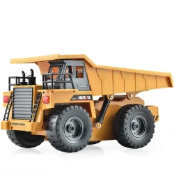 Engineering car pull soil car remote control car model toy car remote dump truck alloy version