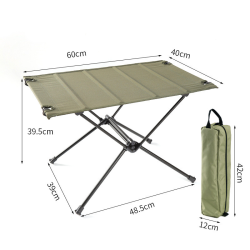 Outdoor Portable Aluminum Alloy Ultra-light Folding Table And Chair Stool