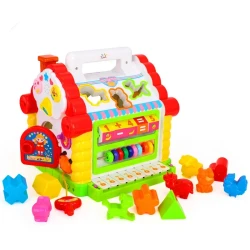 Fun House Infant Multifunctional Game Table Puzzle Building Block Toys