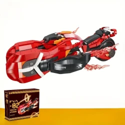 1522pcs - Speed Iron Cavalry Series Building Block Toy Set, Made of ABS Material