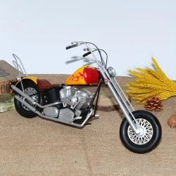 Iron Chopper Motorcycle Model Kit, 47.75cm Large Flame Design