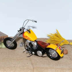 Iron Chopper Motorcycle Model Kit, 47.75cm Large Flame Design