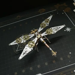 1pc Quina Studio Steampunk Metal Giant Vein Dragonfly B Puzzle