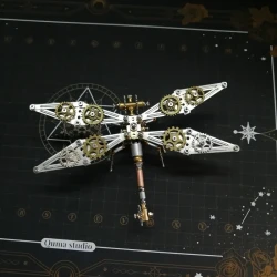 1pc Quina Studio Steampunk Metal Giant Vein Dragonfly B Puzzle