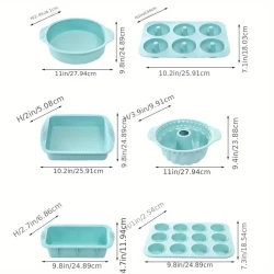 6pcs silicone kitchen baking supplies set non stick silicone baking pans silicone cake molds baking pans donut pans silicone muffin pans cake pans details 06pcs silicone kitchen baking supplies set non stick silicone baking pans silicone cake molds baking