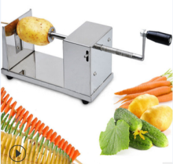 Whirlwind potato machine gold potato tower machine stainless steel hand potato slicer