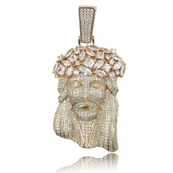 Jesus full zircon pendant