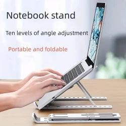 Adjustable Laptop Stand - Ergonomic, Portable, and Height Adjustable