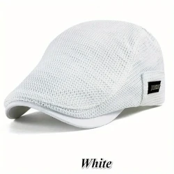 Adjustable 100% Beret with Breathable Eyelet Design