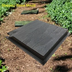 Wooden Grain Road Edge Stone Plastic Ground Mold