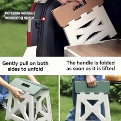 Portable Outdoor Folding Stool for Home Use