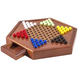 1 Set Luxury Wooden Chinese Checkers Game