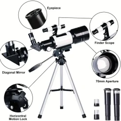 Astronomical Telescope F30070M with Tripod