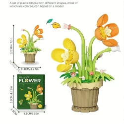 Micro Diamond Particle Sunflower