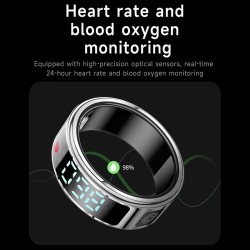 Smart Ring for Men and Women with LED Display