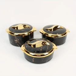 3pcs Golden Touch Food Warmer Set