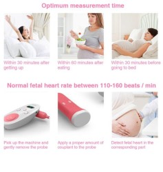 Fetal Doppler Ultrasound Baby Heartbeat Monitor