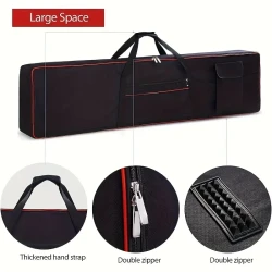 Shoulder Digital Piano Electric Piano Bag, The Maximum Size 54.33x13.38x6.69in