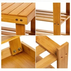 Solid Wooden Shoe Bench