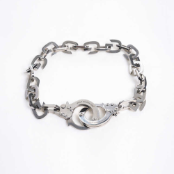 Design Heavy Industry Titanium Steel Handcuffs Men's Necklace