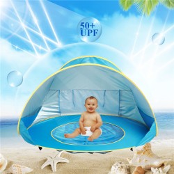 Baby Beach Tent Kids Outdoor Camping Easy Fold Up Waterproof Up Sun Awning Tent UV-protecting