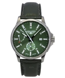 Bauhaus Aviation Green Leather Strap Dark Green Dial Automatic 28604 100M Men's WatchBauhaus Aviation Green Leather Strap Dark Green Dial Automatic 28604 100M Men's Watch