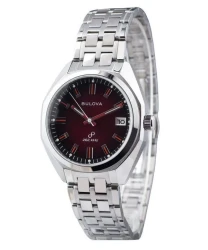 Bulova Classic Precisionist Jet Star Stainless Steel Red Dial Quartz 96B401 Men's Watch