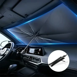 All-Season Portable Foldable Car Windshield Sunshade - Protect Your Car from the Sun