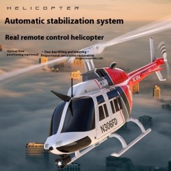 C138 Simulation Double Paddle Blade Single Rotor Helicopter Toy Without Ailerons