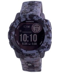 Garmin Instinct Solar Tactical Edition Graphite Camo Silicone Band 010-02293-05 Multisport Watch