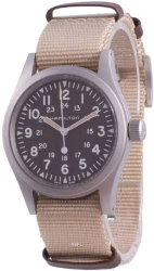 Hamilton Khaki Field Brown Dial Mechanical H69439901 Mens Watch