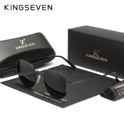 KINGSEVEN Exquisite Trendy Cool TR90 Frame Polarized Pilot Glasses