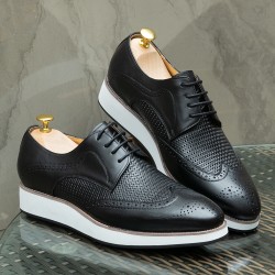 Casual Pointed Toe Derby Shoes